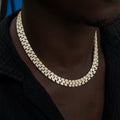 Diamond Spine Chain in Yellow Gold