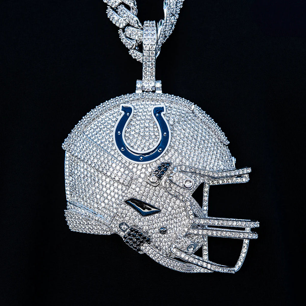 Giant Indianapolis Colts Official NFL Helmet Pendant