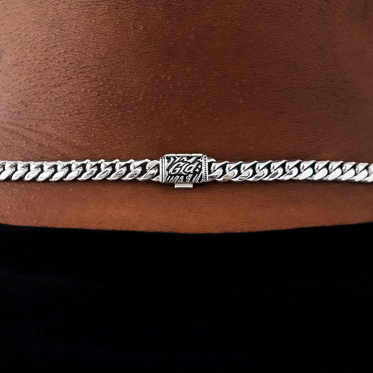 GLD Signature Cuban in White Gold - 6mm