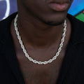 Rope Chain in White Gold- 8mm