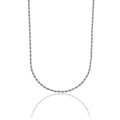Rope Chain in Sterling Silver - 2mm