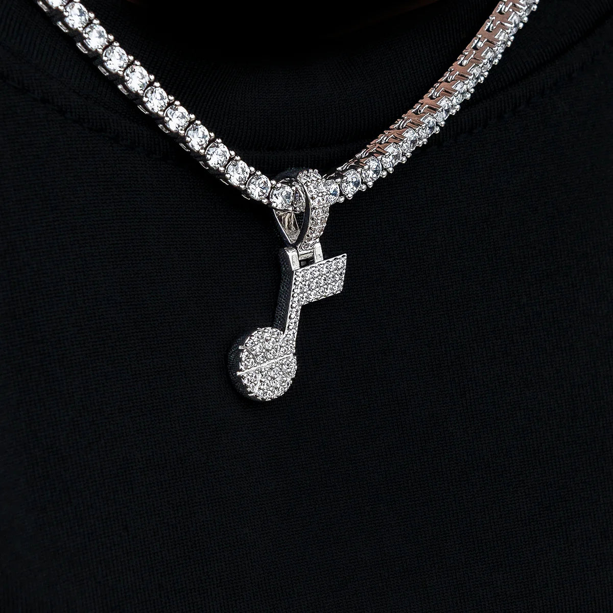 Utah Jazz Official NBA Micro Logo Pendant in White Gold