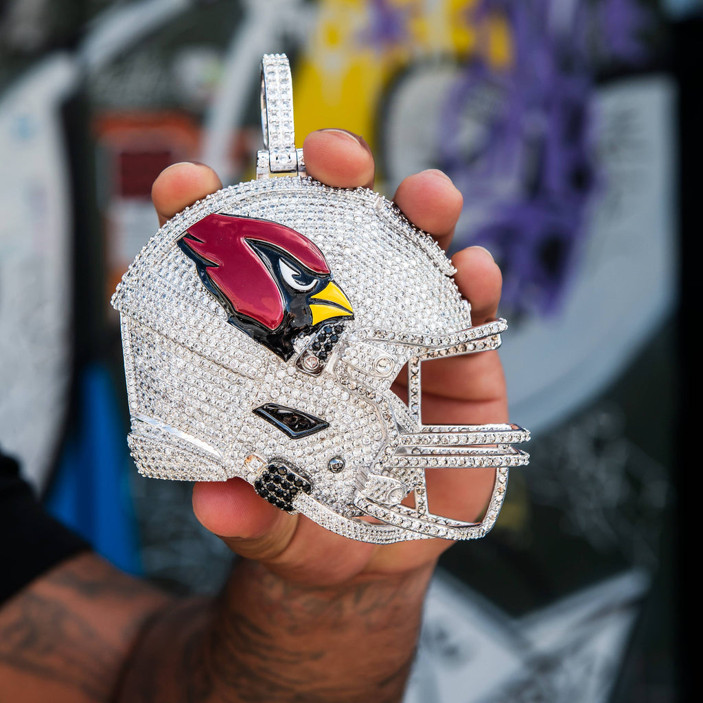Giant Arizona Cardinals Official NFL Helmet Pendant