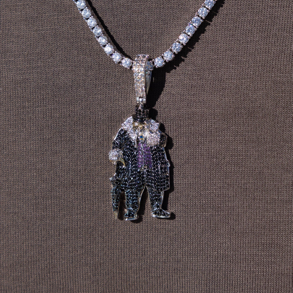 Penguin Body Official DC Comics Pendant in White Gold