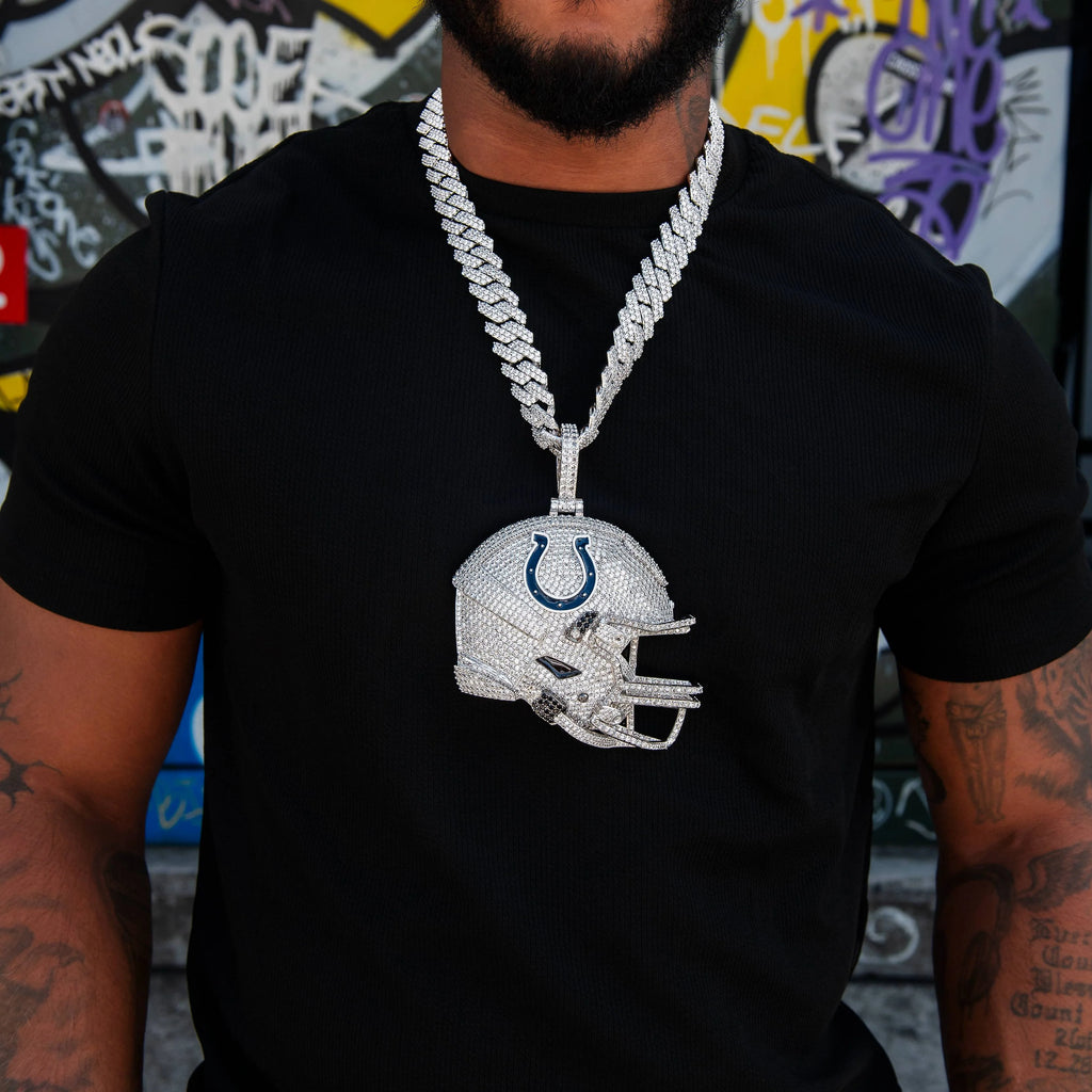 Giant Indianapolis Colts Official NFL Helmet Pendant