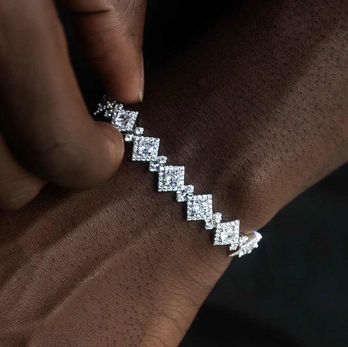 Cloister Link Chain + Bracelet Bundle in White Gold