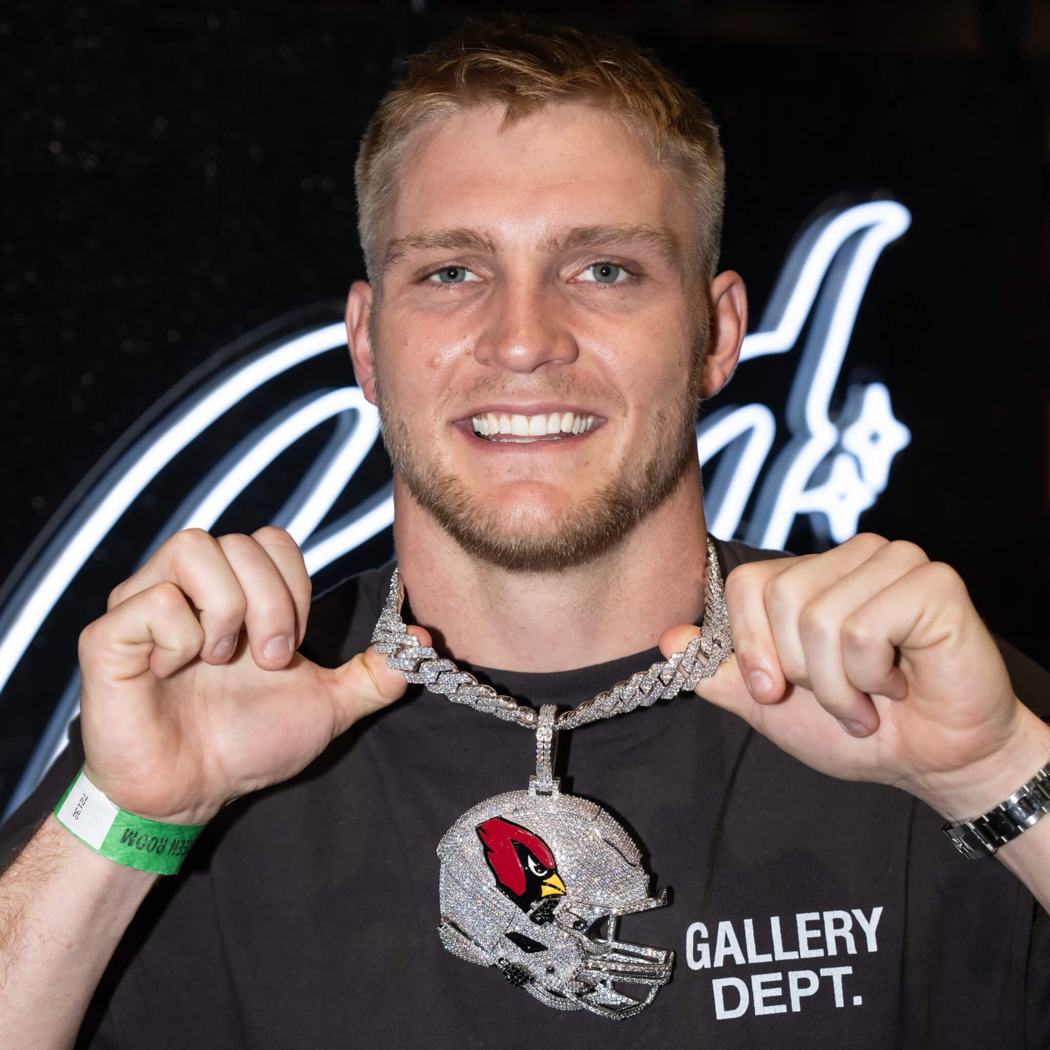 Giant Arizona Cardinals Official NFL Helmet Pendant