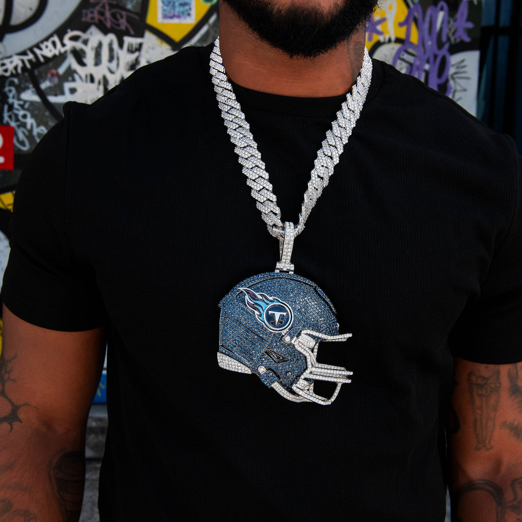 Giant Tennessee Titans Official NFL Helmet Pendant