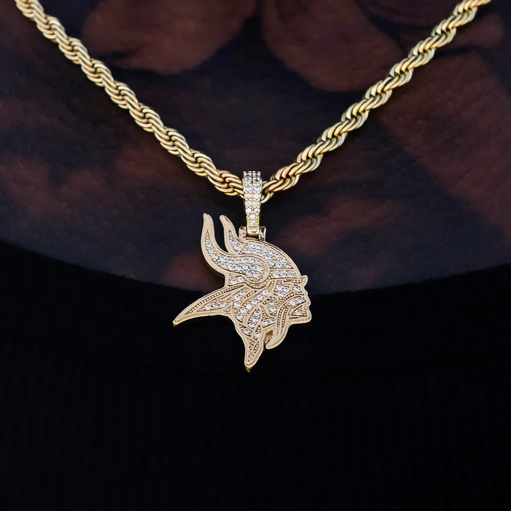 Minnesota Vikings Official NFL Micro Logo Pendant