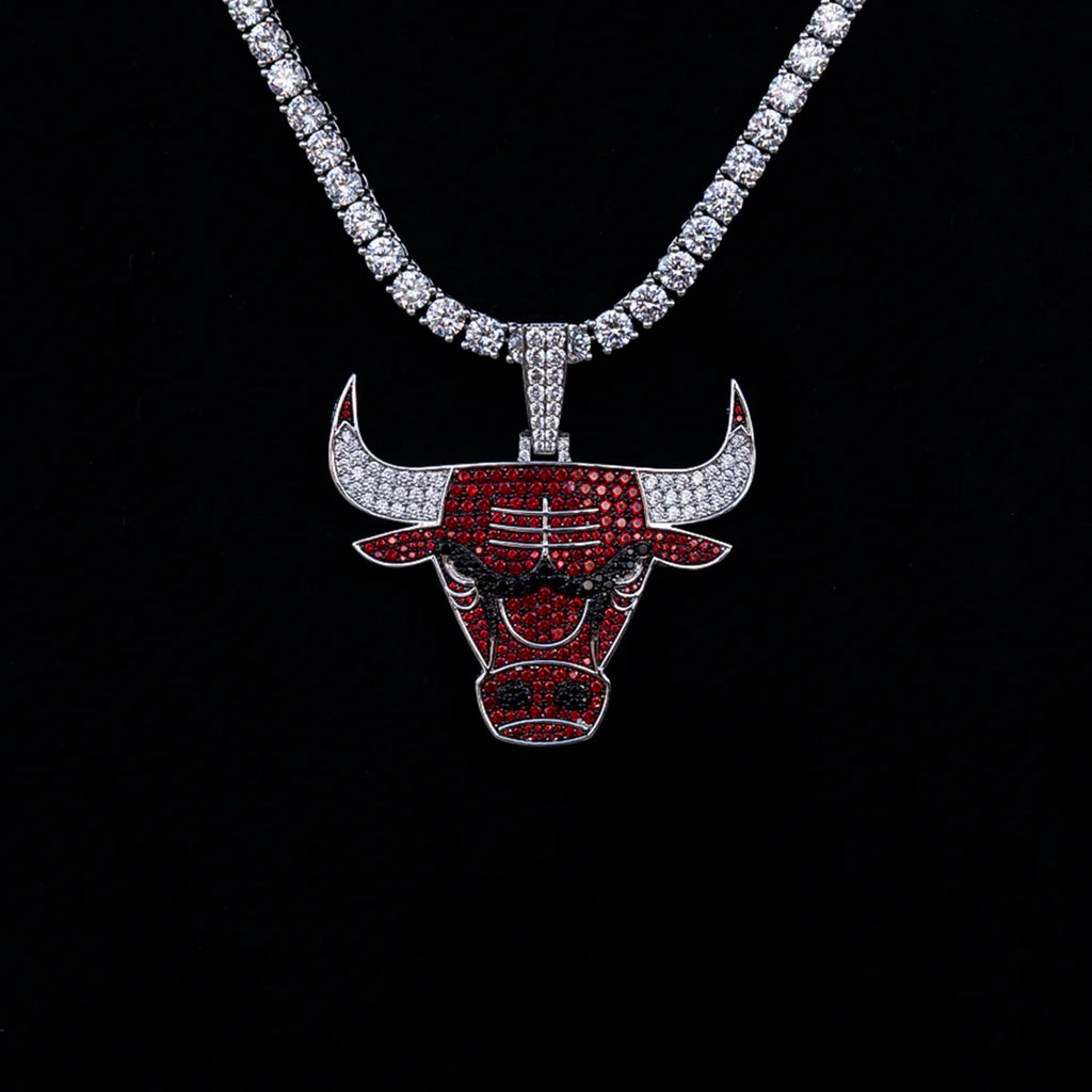 Chicago Bulls Official NBA Large Logo Pendant