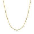 Moon Cut Ball Chain in Yellow Gold Vermeil - 2mm