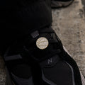 Pave Basketball Shoelace Charm in Yellow Gold