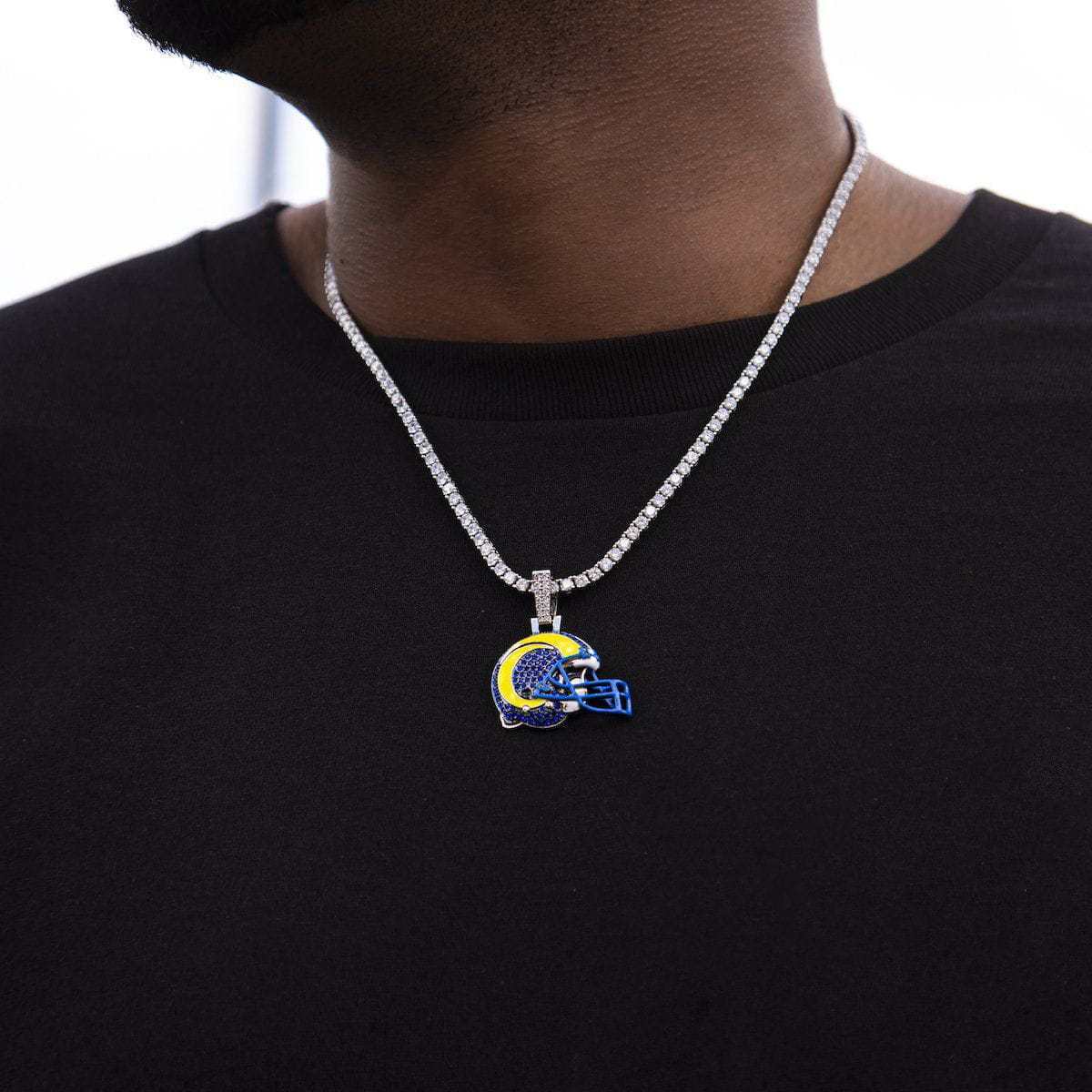 Los Angeles Rams Official NFL Helmet Pendant