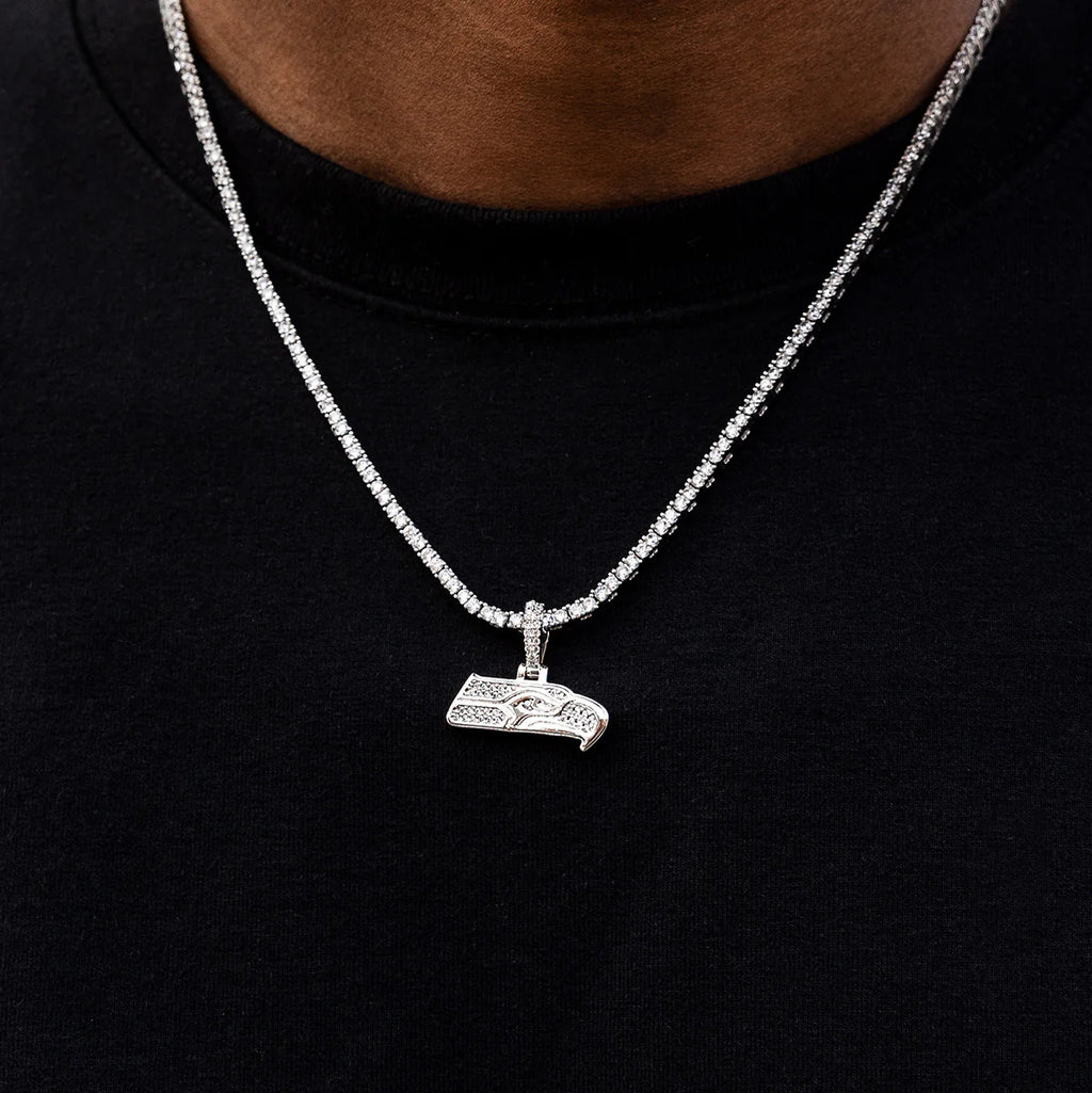 Seattle Seahawks Official NFL Micro Logo Pendant