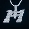 Large 1of1 Pendant - White Gold