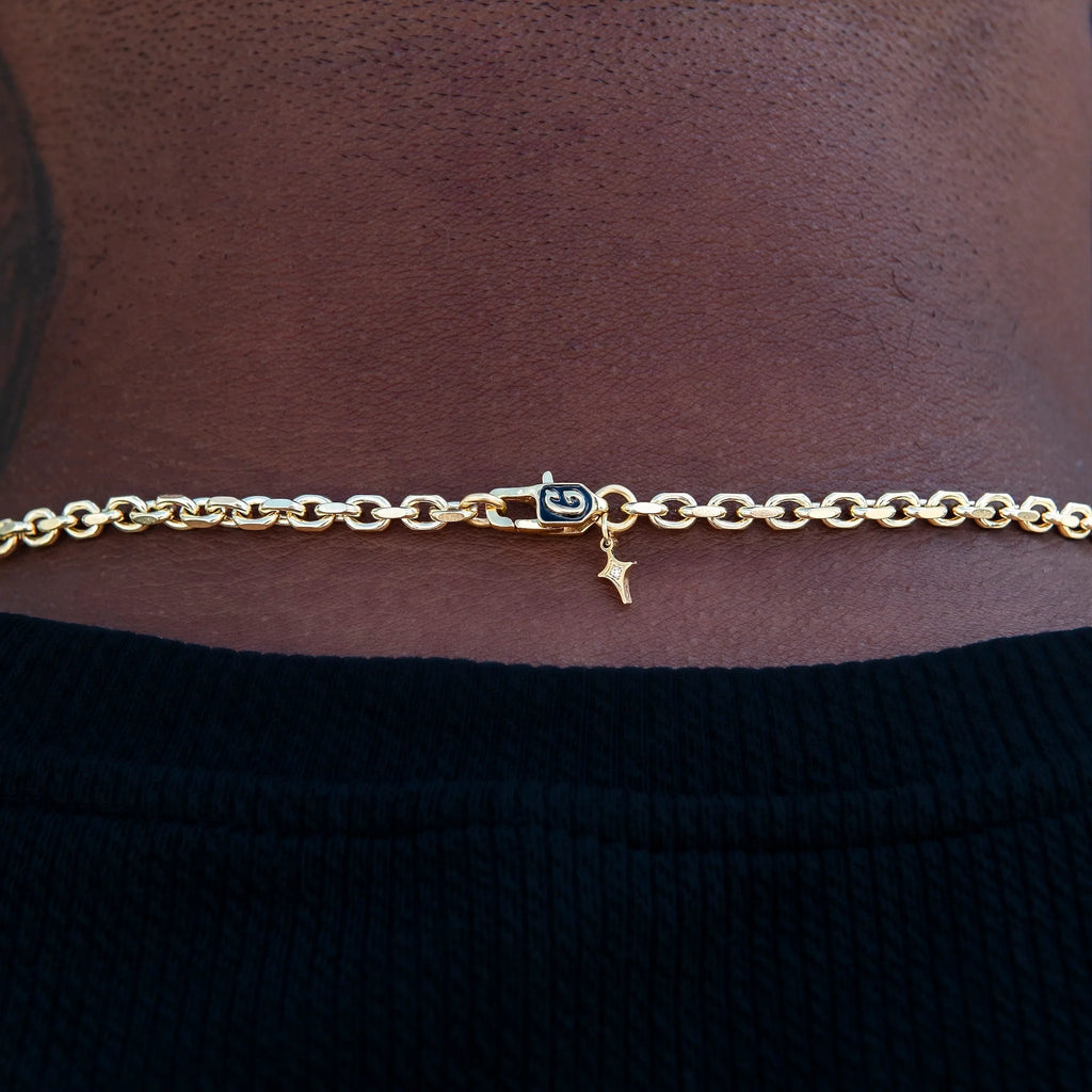 Open Box Chain + Bracelet in Yellow Gold - 3.6mm