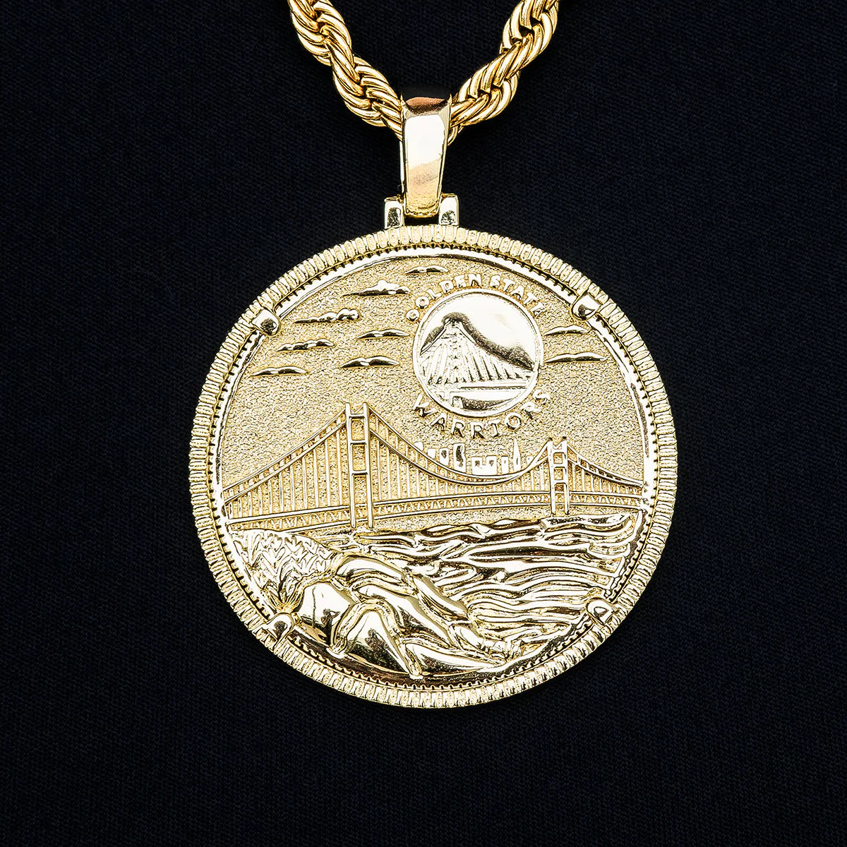 Golden State Warriors Official NBA Coin Pendant