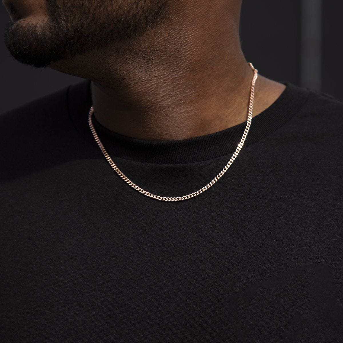 Micro Cuban in Rose Gold