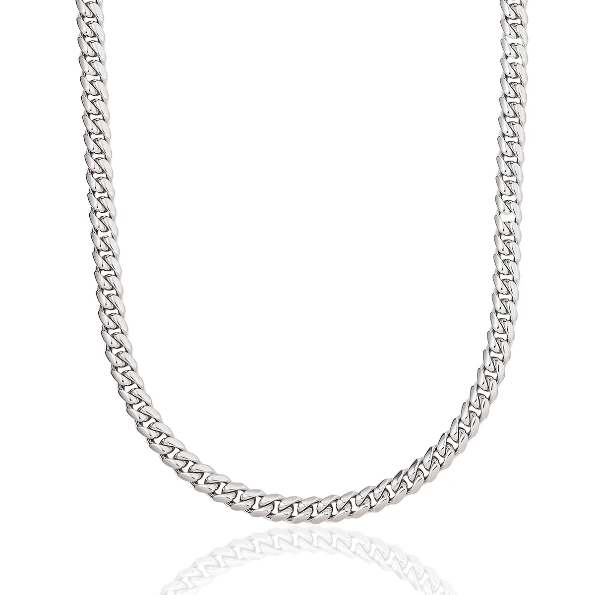 GLD Signature Cuban in White Gold - 6mm