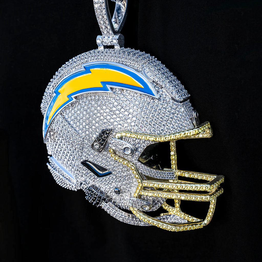 Giant Los Angeles Chargers Official NFL Helmet Pendant