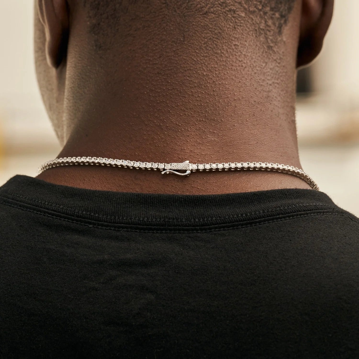 3MM Diamond Cross Tennis Chain