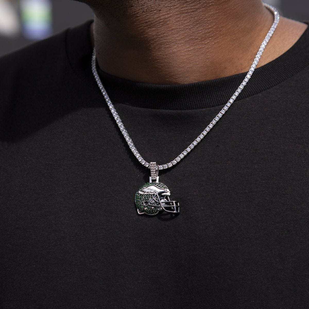 Philadelphia Eagles Official NFL Helmet Pendant