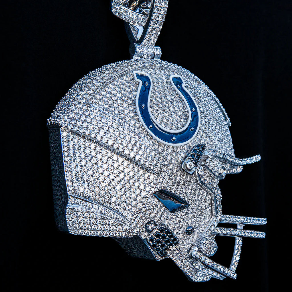 Giant Indianapolis Colts Official NFL Helmet Pendant