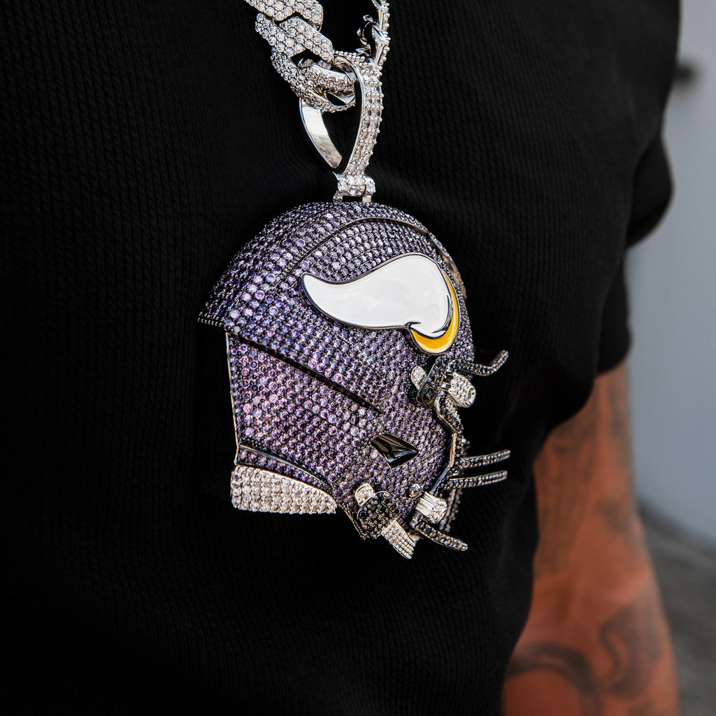 Giant Minnesota Vikings Official NFL Helmet Pendant