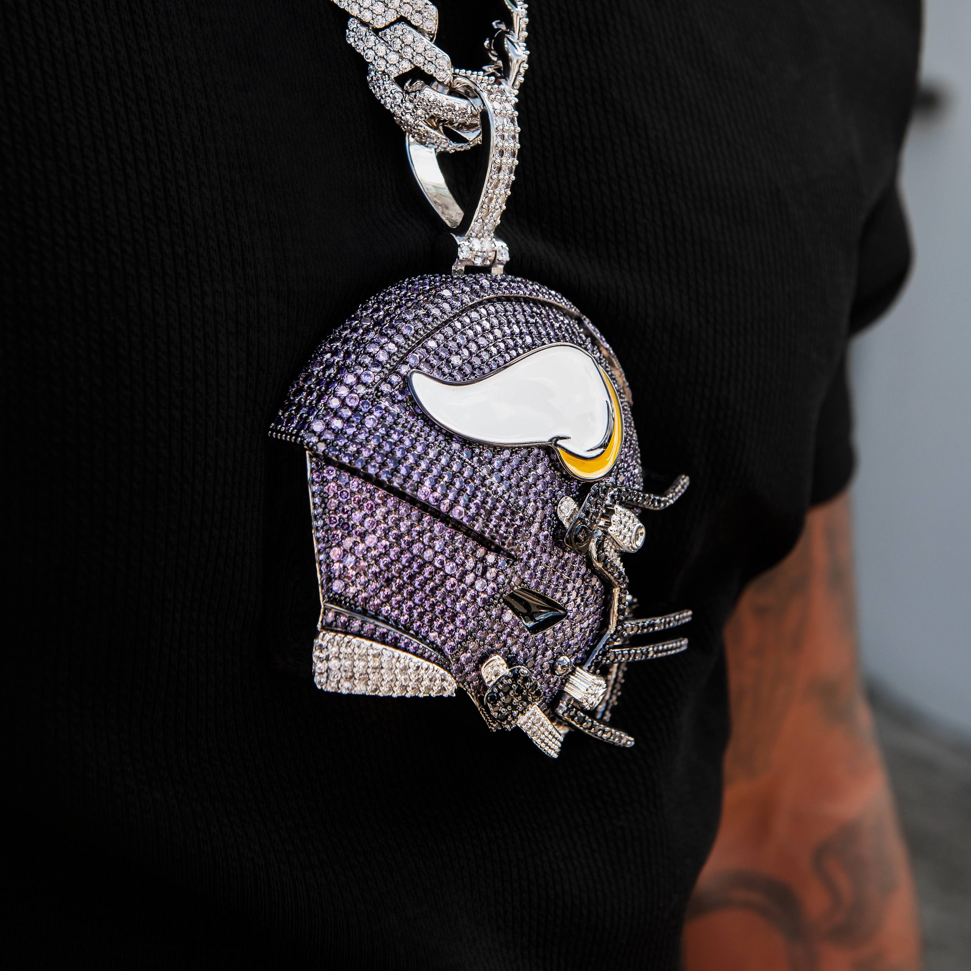 Giant Minnesota Vikings Official NFL Helmet Pendant