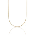 Franco Chain in Hollow Yellow Gold - 2mm