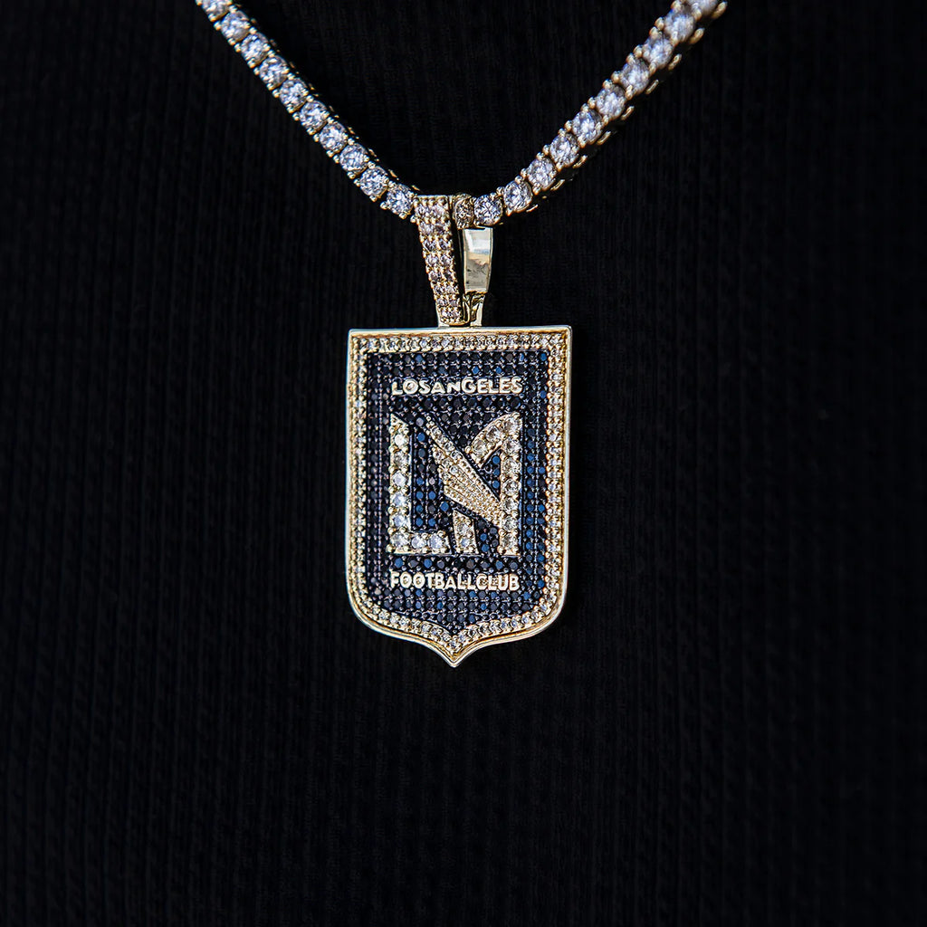 Los Angeles FC Official MLS Logo Pendant in Yellow Gold
