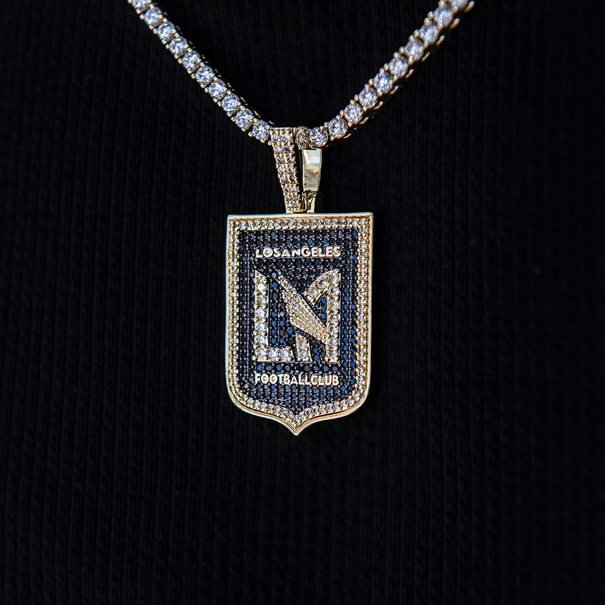 Los Angeles FC Official MLS Logo Pendant in Yellow Gold