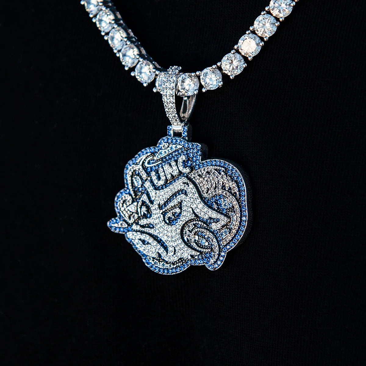 University of North Carolina Tar Heels Official NCAA Mascot Pendant