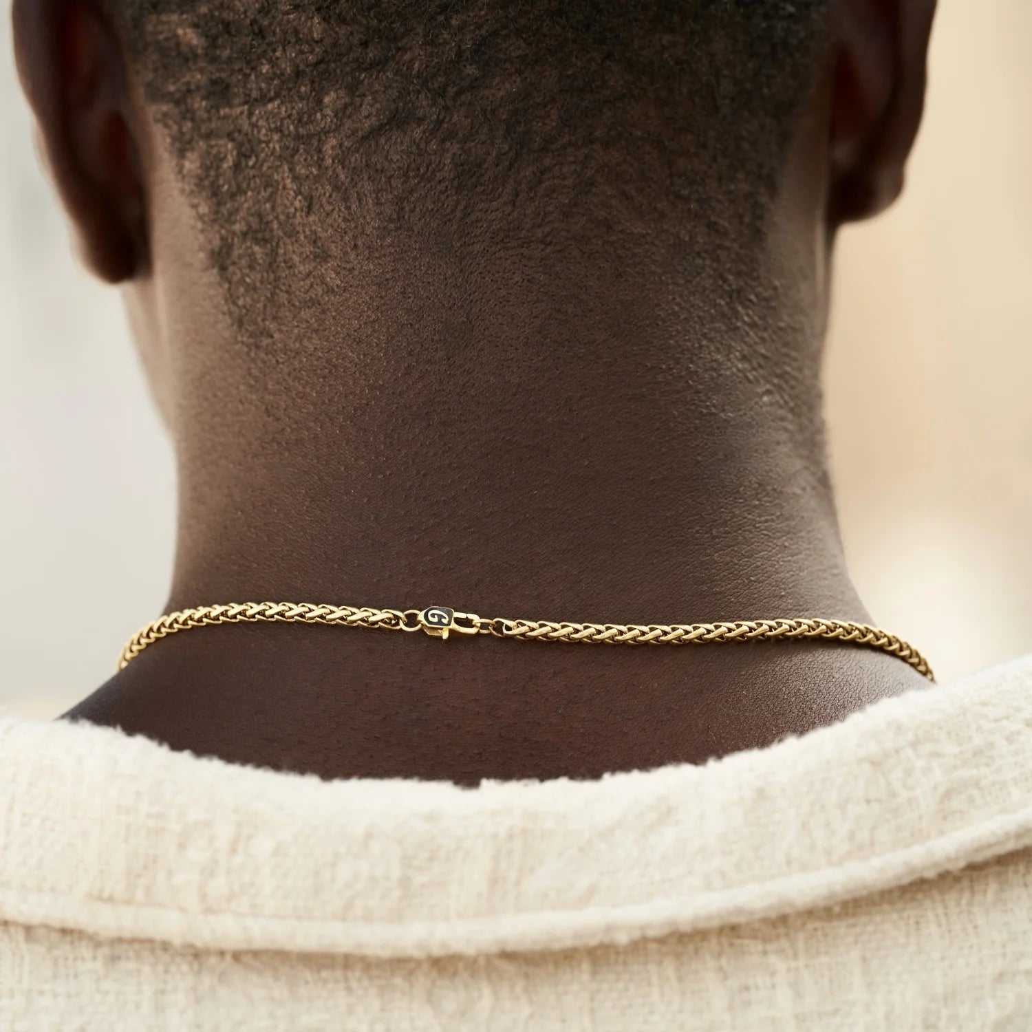 Palm Chain in Yellow Gold - 4mm