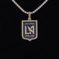 Los Angeles FC Official MLS Logo Pendant in Yellow Gold