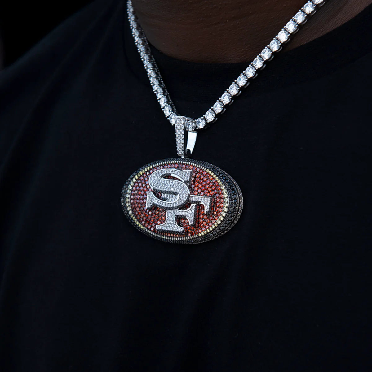 San Francisco 49ers Official NFL Large Pendant